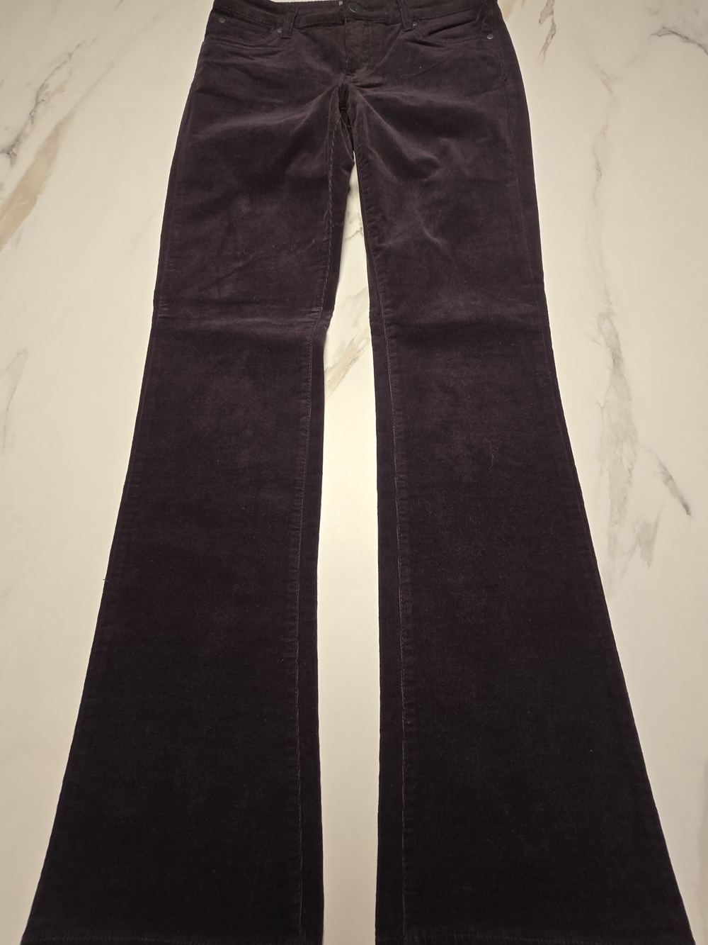 Kut from the Kloth Karen Baby Boot Corduroy Pants in Charcoal Sz 4